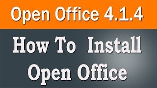 How To Install Apache Open Office 414 step by step tutorial [upl. by Urquhart]