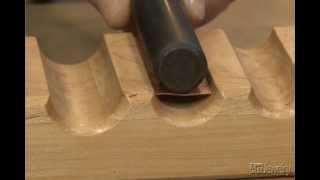 How to Form metal with a swage block [upl. by Suolhcin]