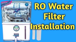 RO Water Filter Installation At Home [upl. by Adirf20]