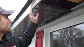 Installing Rafter Vents in Soffits [upl. by Enyrb]