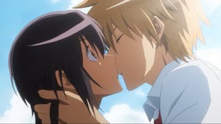 Usui and Misaki’s first kiss  maidsama episode 6 [upl. by Donavon]