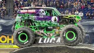 Monster Jam Indianapolis 2024 FREESTYLE SHOW 2 [upl. by Einttirb]