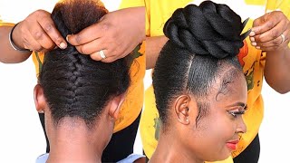 Beautiful Quick And Easy Natural Hairstyle To Try  Beginners Friendly [upl. by Otsuj]