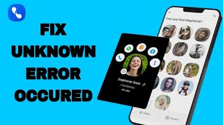 How To Fix And Solve Unknown Error Occured On Eyecon App  Final Solution [upl. by Trocki]