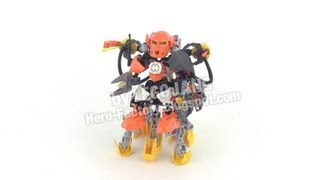 Hero Factory MOC Nex  XT4 combiner alternate [upl. by Ahsatin]