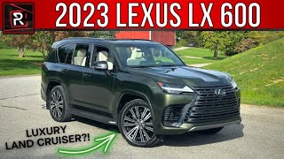 The 2023 Lexus LX 600 Luxury Is A Swanky Series 300 Land Cruiser In A Tux [upl. by Ambrose623]