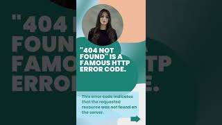 404 Not Found is a famous HTTP error code  404 Not Found Error Code 404 404error [upl. by Anizor]