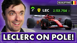 Our Reaction to Belgian Grand Prix Qualifying [upl. by Dranyl]