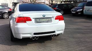 TC Concepts Sportauspuff für BMW M3 E90 E92 E93 Deep Race Sound Exhaust Endschalldämpfer [upl. by Cybil]