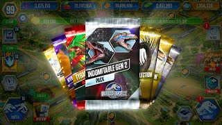 GORGOSAURUS PACK AND OPEN 46 GOOD PACK WITH DEFEAT 3 OPPONENT  JURASSIC WORLD THE GAME [upl. by Otrebmal]