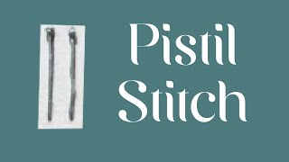 Pistil Stitch Embroidery Tutorial [upl. by Enined849]