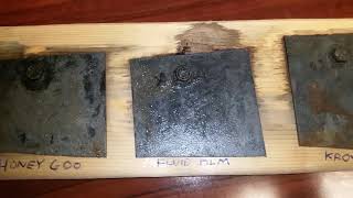 Corrosion Testing Fluid Film vs Honey Goo vs Krown T40 vs Rust Cure 3000  Week 2 [upl. by Kryska]