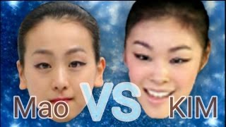 浅田真央とキム・ヨナ 比較 【Mao asada Yona Kim】バンクーバーOlympic [upl. by Ynehpets179]