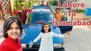 Lahore To Islamabad 🚘  City To City Visit  Short Video MUSATANVEER [upl. by Ecnahoy]