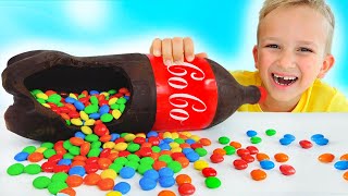 Vlad and Niki Chocolate amp Soda Challenge and more funny stories for kids [upl. by Syned]