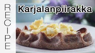 HOW TO MAKE SIMILAR KARELIAN PIE FINNISH FOOD RECIPE  RIISIPIIRAKKA JA MUNAVOI RESEPTI [upl. by Erasme]