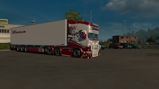 SARANTOS SCANIA R 999  ETS2 MOD  SAKIS MERO [upl. by Hurley]