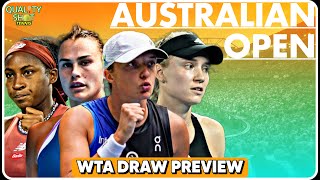 🎾Australian Open 2024 Draw Preview amp Predictions  WTA [upl. by Margo513]