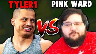 Tyler1 gets tilted by Pink Wards Shaco Top and how he plays [upl. by Baskett]