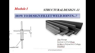 STRUCTURAL DESIGN 2 Mod 1 Part 7 Design of welded 2 ISA section [upl. by Adnak]