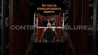 Try restpause sets for muscle growth [upl. by Bonni]