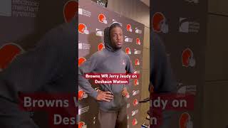 Browns WR Jerry Jeudy on how the receivers feel about Deshaun Watson [upl. by Brittaney]