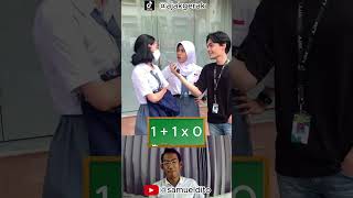 Berapa hasil dari 1  1 x 0  belajar reactionvideo matematikadasar matematika matematikamudah [upl. by Remy]