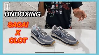 NIKE x CLOT x SACAI LD Waffle Cool Grey Honest Review [upl. by Adnak995]