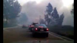 Freeway Complex Fire  Yorba Linda [upl. by Midge]