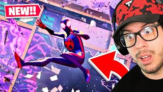 I got the MILES MORALES Fortnite skin EARLY SpiderMan [upl. by Ihskaneem]