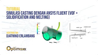 Simulasi Casting dengan Ansys Fluent VoF  Solidification and Melting [upl. by Sarid]