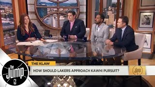 With LeBron James coming what should Lakers offer for Kawhi Leonard  The Jump  ESPN [upl. by Aelat]