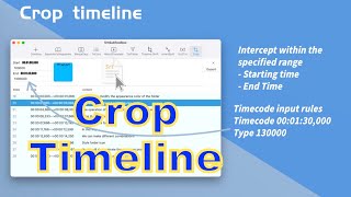「Mac」Srt字幕工具箱新增：裁剪｜自由剪切字幕時間線 [upl. by Rett]