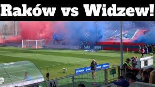 Oprawy Rakowa na meczu z Widzewem Raków Częstochowa vs Widzew Łódź 16042023r [upl. by Woodrow222]