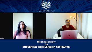 Chevening Mock Interview with Feedback  Issue 06  Winning Interview  2022  2023 [upl. by Bein]