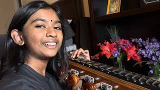 1Kalyani raga varnam  vanajakshi Pallavi amp anupallavi learning mode [upl. by Ammadis705]