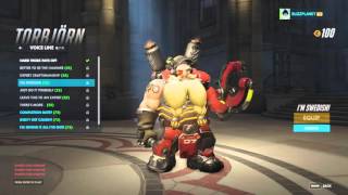 Torbjorn Voice Lines  Overwatch [upl. by Valsimot325]