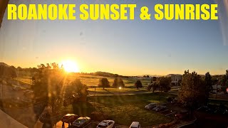 GoPro Timelapse  Sunset amp Rise in Blue Ridge Mountains [upl. by Zebaj]