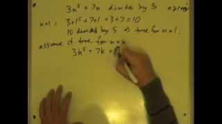 Advanced Higher Maths proof by induction 122 [upl. by Aderfla]