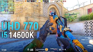 CS2 CounterStrike 2  UHD 770  i5 14600K  April 2024 [upl. by Ayomat]