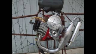 Paramotor homemade two stroke 125cc part1 [upl. by Hadleigh]