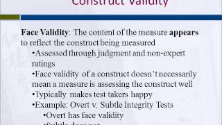 Types of Validity [upl. by Mrots864]