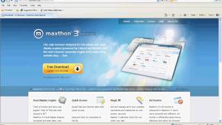 Spoonfed Internet Browser Wars  Installing Maxthon v3 on XP [upl. by Wellington195]