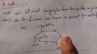 Cours de biochimie structurale glucide partie 3 méthylation et loxydation par lacide périodique [upl. by Reilly]