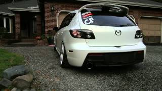 Mazdaspeed 3 Straight PipedLaunch Control [upl. by Rodolph480]