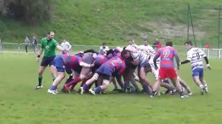 Rugby  Finales Normandie  Bernay  Pont Audemer  9 3 [upl. by Ardnaek]