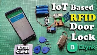 IoT RFID Door Lock using ESP8266 amp Blynk [upl. by Navoj]