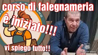 Siete pronti ragazzi inizia il corso da 0 a falegname scuola di falegnameria [upl. by Dnomasor359]