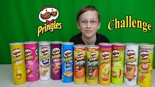 Pringles Challenge Video  11 Flavors with CollinTV [upl. by Surdna583]