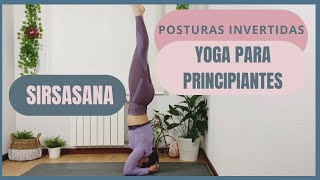 YOGA PARA PRINCIPIANTES  POSTURAS INVERTIDAS  SIRSASANA [upl. by Amelita532]